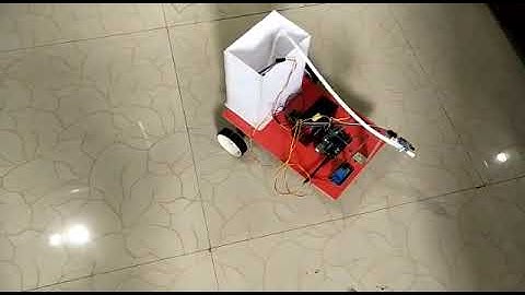 WORKING OF FIRE FIGHTING ROBOT