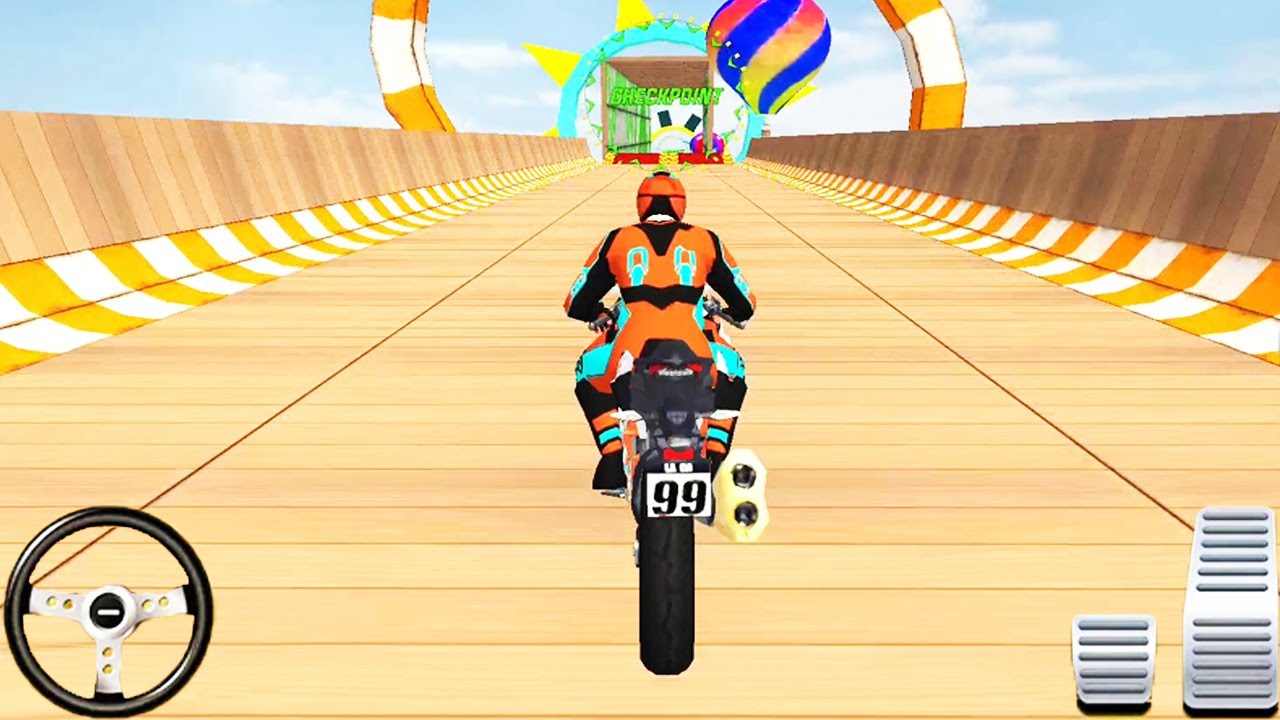 Impossible Bike Stunt Driving Game - Bike Race - Race bike - Gadi Wala - Bike Racing Android Game