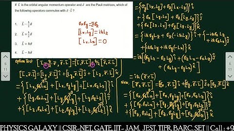 CSIR NET July 2024 Solutions||Quantum Mechanics||Complete Solutions||@physicsgalaxy1537