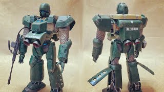 機動警察パトレイバー【旧キット】／陸上自衛隊99式空挺レイバー「ヘルダイバー」バンダイ1/60スケール プラモデル ウェザリングorチッピング塗装