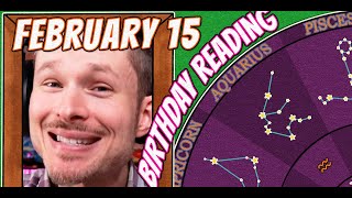 Celebrity 'Secret Language of Birthdays' February 15 Birthday Reading 🎁➰👌 Profile