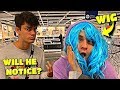 Wearing A WIG in PUBLIC to see if my BESTFRIEND Notices me..