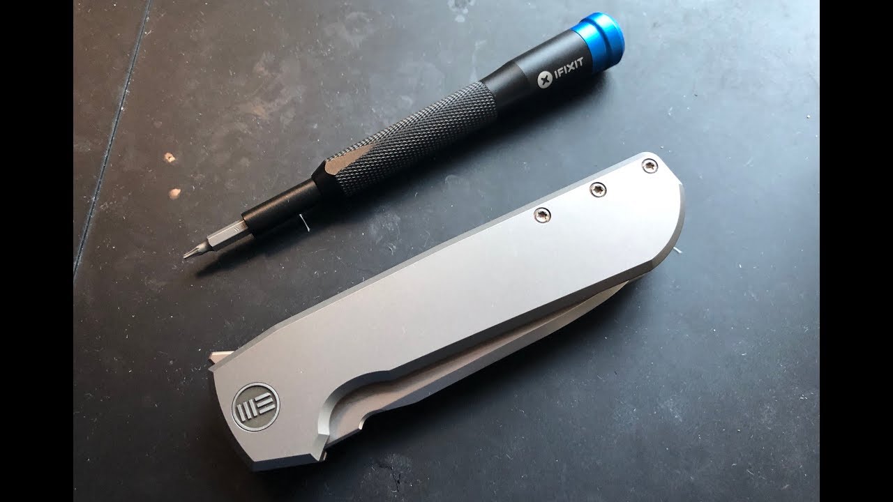 How to disassemble and maintain the WE Knives Wasabi Pocketknife YouTube