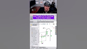 How long is this tube?  SolidWorks Shortcut #sketch #path #length #dimension #driving #sweep