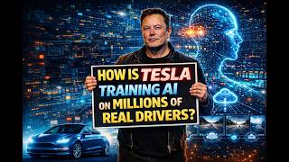 🔥 How Is #tesla  Training AI On Millions Of Real Drivers?