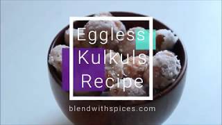 Eggless Kulkuls Recipe - Kalkals - Kidyo - Traditional Goan Christmas Sweet Recipe