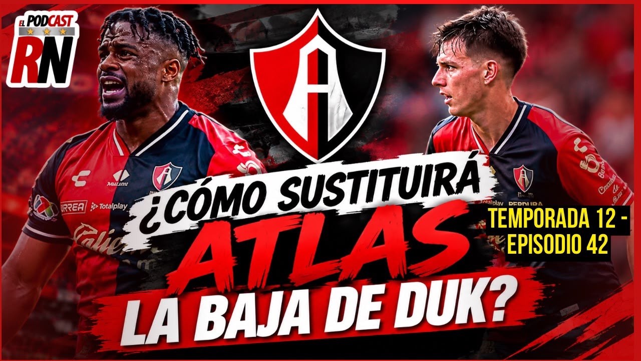ATLAS🔴⚫🦊 y HERNÁN CRESPO tiene un GRAN PROBLEMA: ¿Quién reemplazará a DUK🇨🇻 en el ATAQUE?