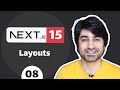 آموزش نکست جی اس (Next JS) - قسمت هشتم - لیوت ها