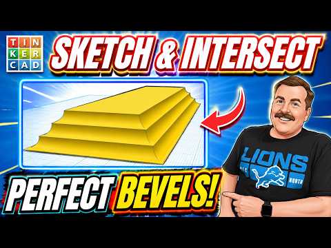 Front View Sketch Hack & Tinkercad Intersect: Genius Results! 💯🔥
