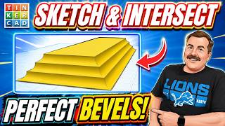 Front View Sketch Hack &amp; Tinkercad Intersect: Genius Results! 💯🔥