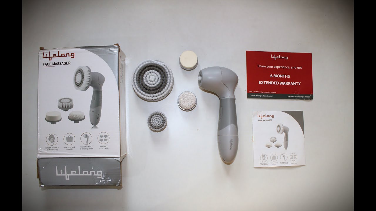 Review Lifelong electric face cleanser & massager YouTube
