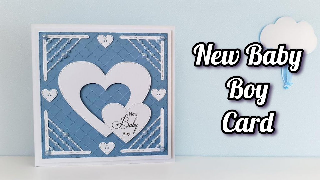 Открытка на рождение мальчика • Коллекция из красивых бисеров