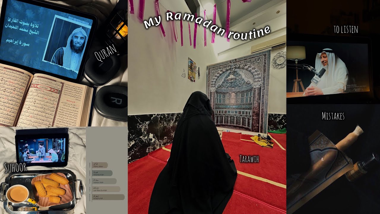 Ramadan with Saba🌙 | routine muslima . Suhoor . Tarawih. Prayers. iftar 🍃🩷
