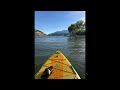 Paddle boarding on the lake
