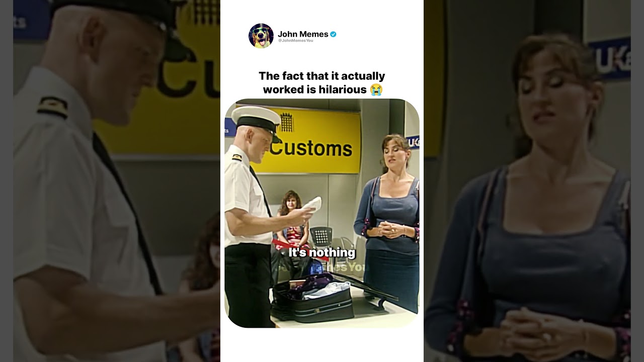The Funniest Airport Security Check of All Time 😭🛃