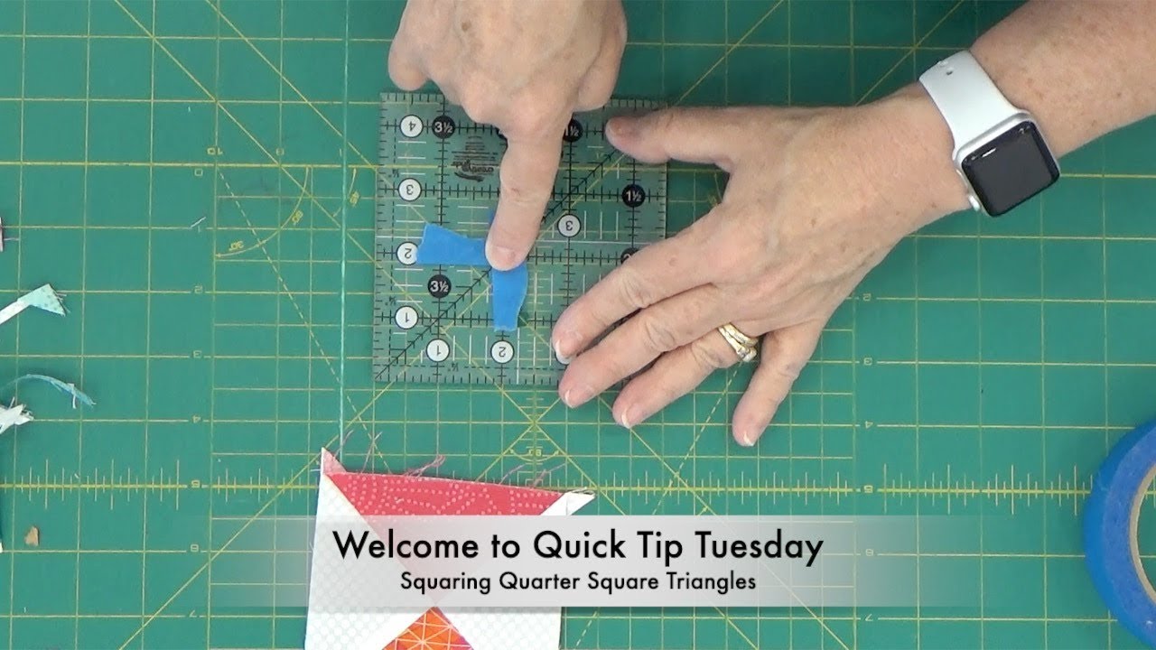 Возведение в квадрат четвертных квадратных треугольников — QTT