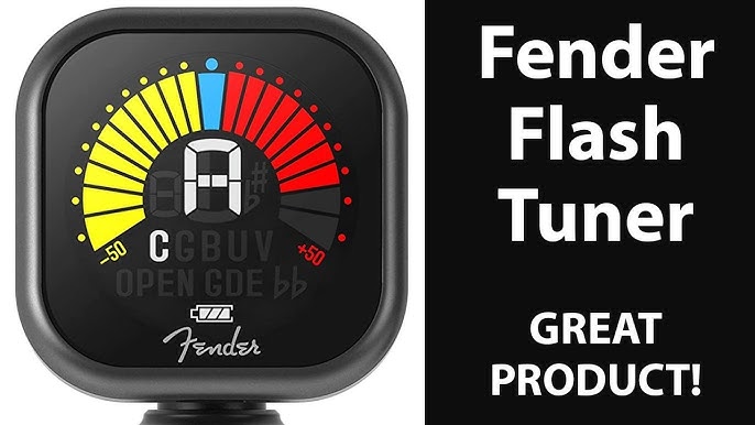  Fender FT-1 Professional Guitar Tuner Clip On, with 1-Year  Warranty, Full-Range Chromatic Guitar Tuner with Dual-Rotating Hinges, A4  Calibration : Musical Instruments