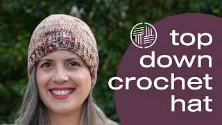Top Down Single Crochet Hat With Ribbing Video Tutorial