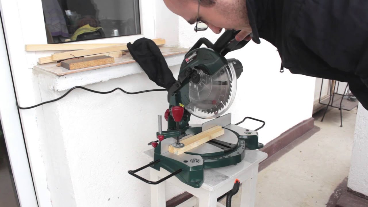 Parkside Cross Cut Miter Saw PKS 1500 A1 - YouTube