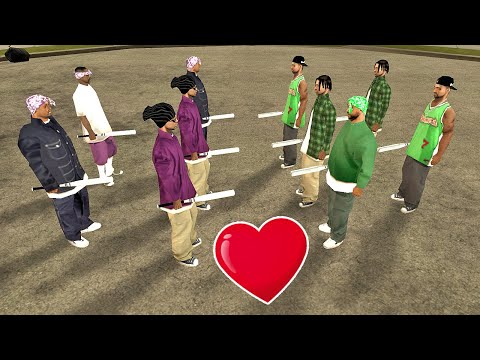 BALLAS ÇETESİ GROVE İLE BİRLEŞİRSE NE OLUR ? GTA SAN ANDREAS