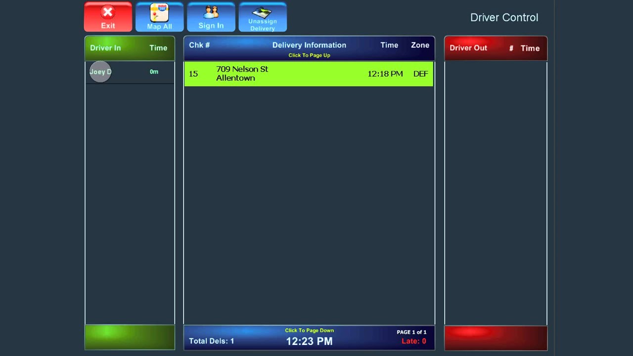QSR - Employee - Assigning a Driver and Mapping Delivery Routes