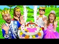 サーシャとマックスはパパの誕生日にサプライズを準備しています