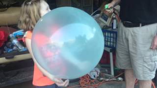 Wubble bubble as seen on TV helium air compressor DIY