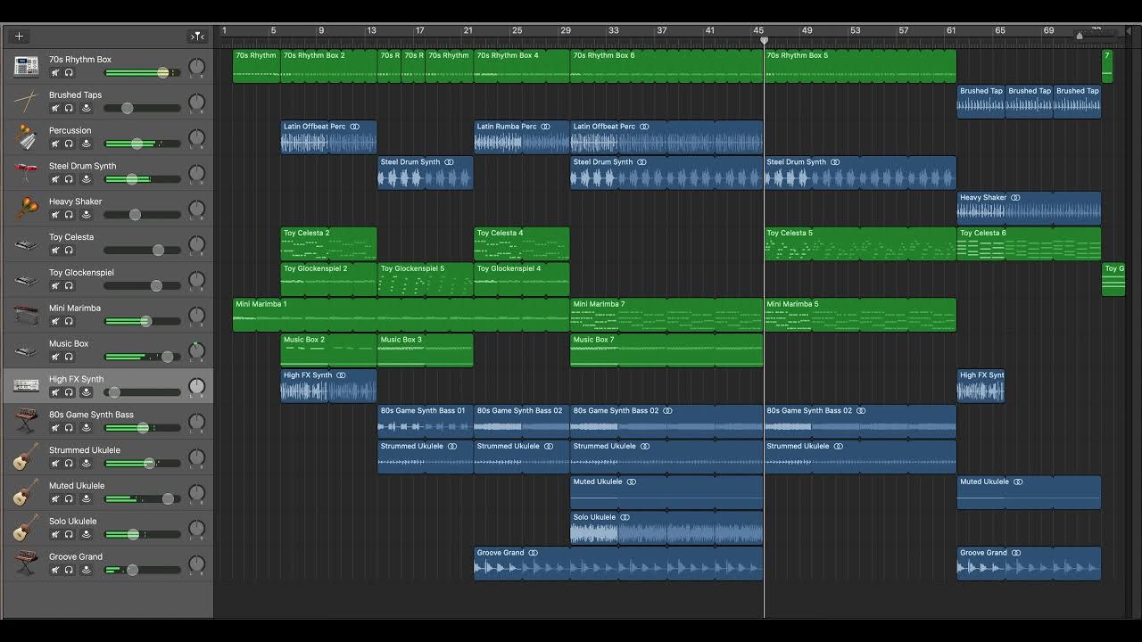 [Garageband Live Loops] Toy Box YouTube