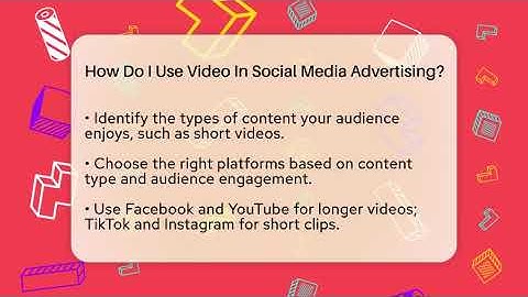 How Do I Use Video In Social Media Advertising? - Everyday-Networking
