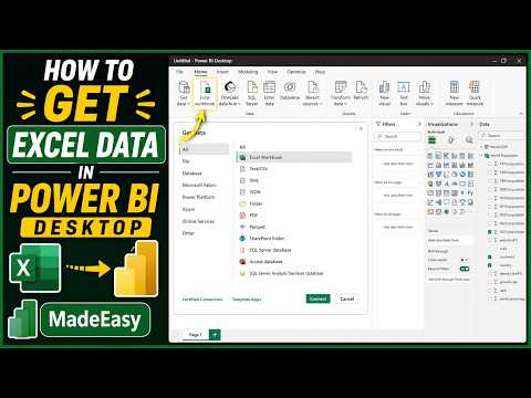How to Get Excel Data into Power BI Desktop