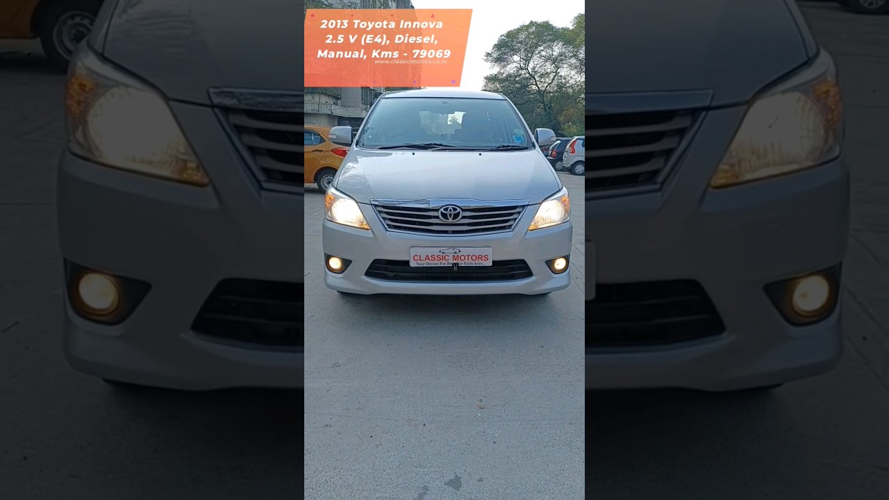 2013 Toyota Innova 2.5 V (E4), Diesel, Manual, Kms – 79069, 