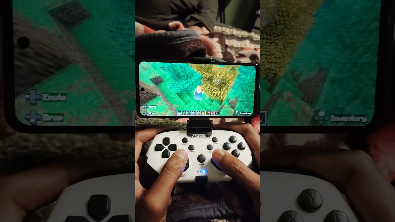 playing Minecraft with controller 