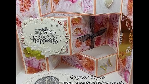 Tri fold Shutter card Stampin