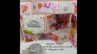 Tri fold Shutter card Stampin' Up!