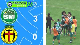 CARIOCA SÉRIE B2- TAÇA MARACANÃ - 7ª RODADA - SERRA MACAENSE 3X0 SANTA CRUZ