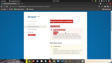 DRUPAL DATABASE SUPPORT Disabled ERROR FIXED! Database configuration Drupal | PDO Error |