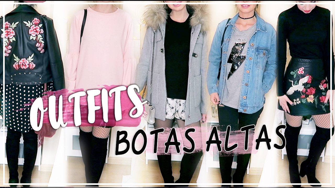 OUTFITS CON BOTAS ALTAS MOSQUETERAS | AniPills - YouTube