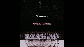 I.O.I - Downpour (Lirik   terjemahan Indo)