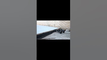 3D printed RC crawler with trailer #3Dprinted #rccar #crawler #engineering #suspension #rc