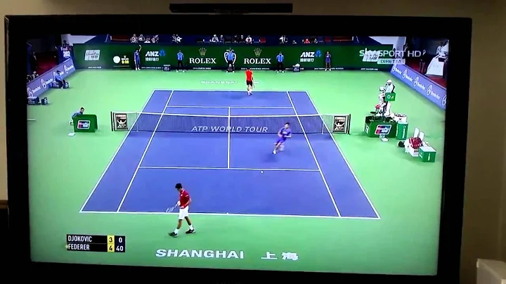 Roger Federer 47 seconds service game vs Novak Djokovic Shanghai 2014 HD