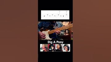 Thumbnail of 【TAB】Dig A Pony / The Beatles （Guitar Solo）#60s#fender#guitar#shorts #ビートルズ#ギター#tabs#johnlennon