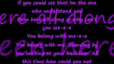 You Belong With Me by Taylor Swift (Covered by Sar...