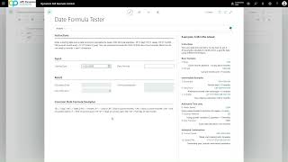 Installment Payment Terms - Date Formula Test for Dynamics 365 Business Central