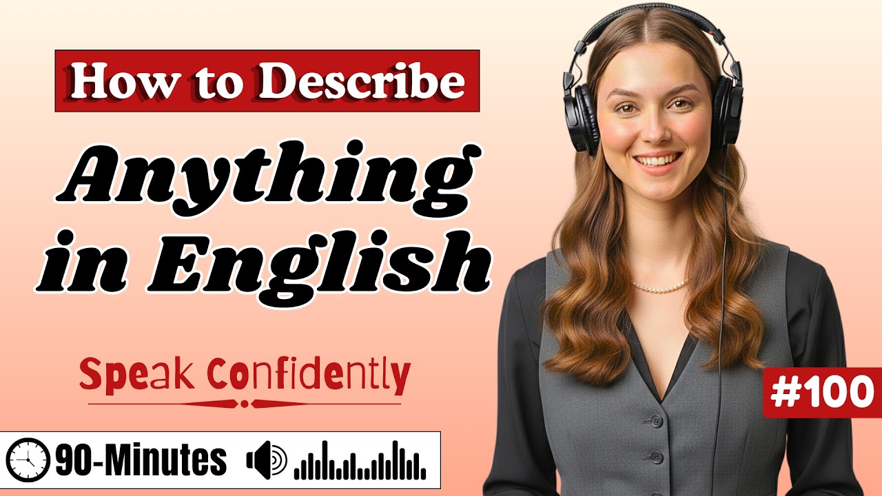 Describe Anything in English Confidently  ✨| Real Speaking Practice