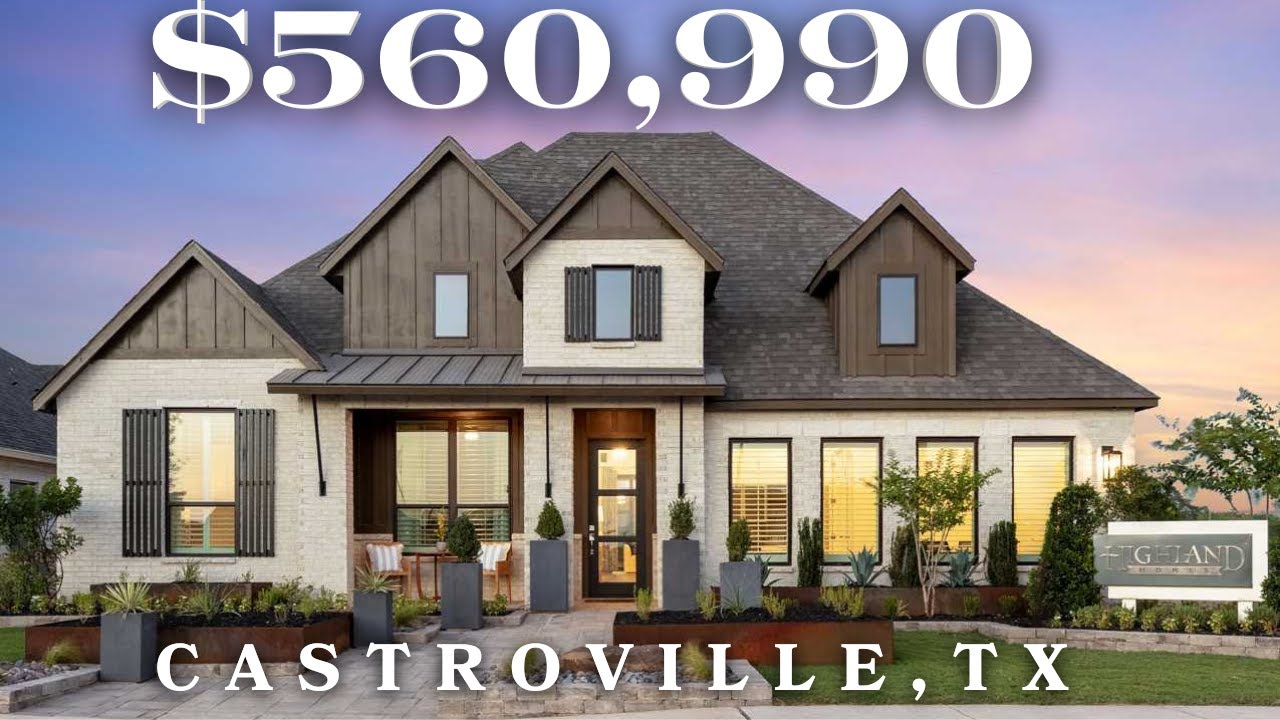 You Won't Believe This STUNNING Higland Home in Castroville Tx with Huge Lots under $560,000