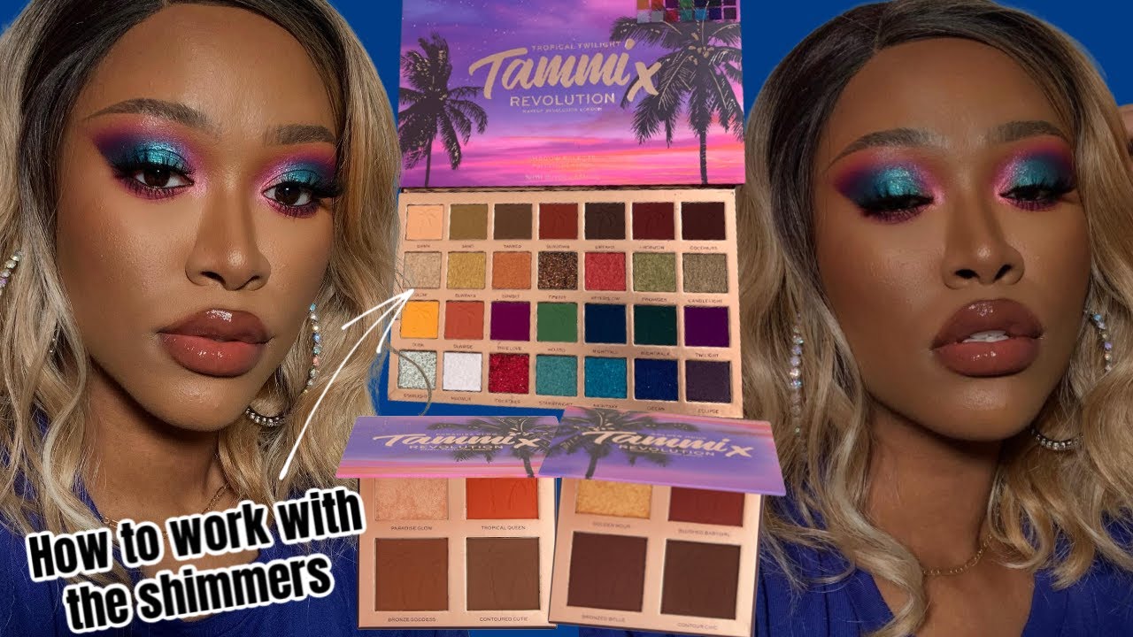 BLUE TWILIGHT LOOK! TWILIGHT TUTORIALS WEEK! REVOLUTION X TAMMI TROPICAL TWILIGHT