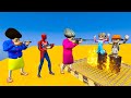 Scary Teacher 3d - Spideman vs Scary Teacher - Teacher&#39;s kidnapped Nick and Tani - Game Animation