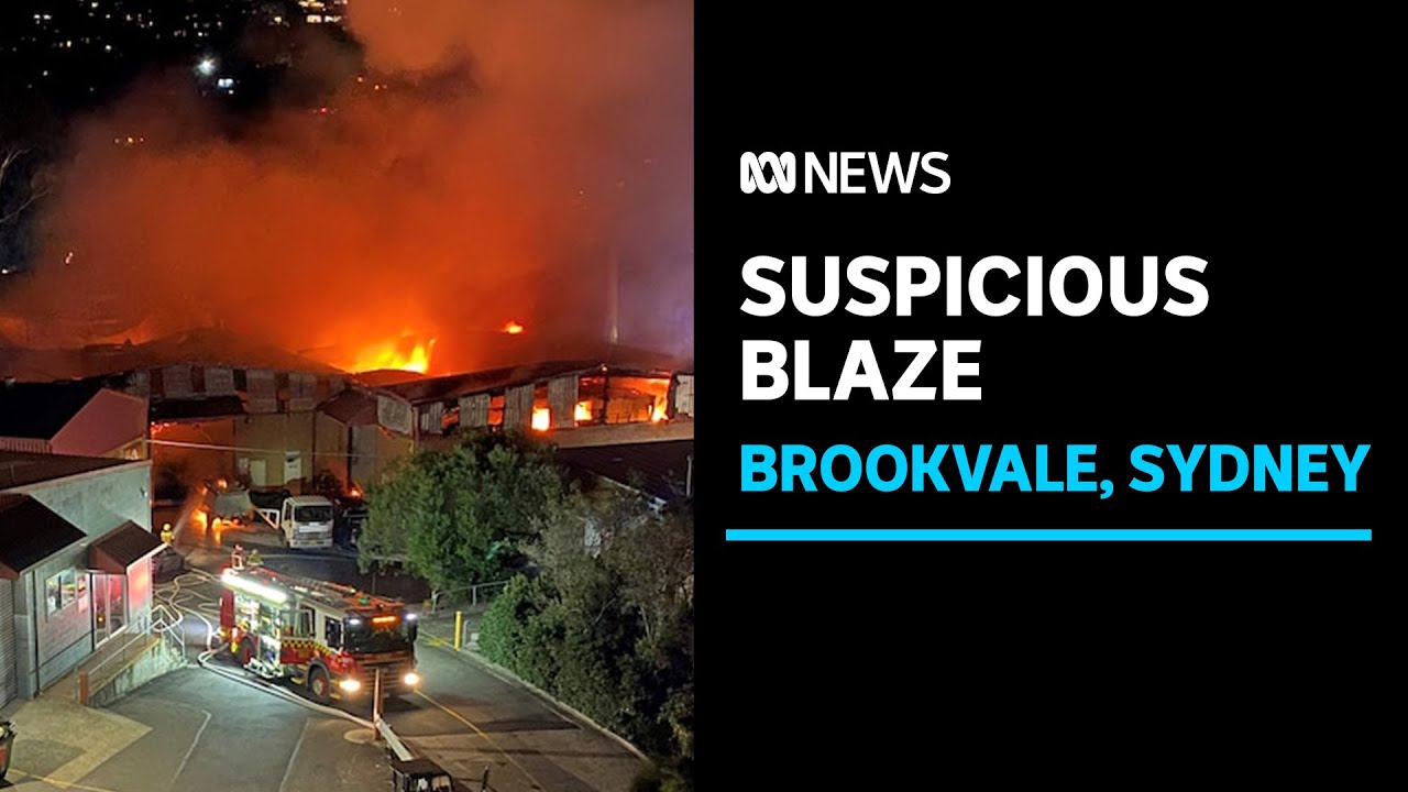 Fire at a Brookvale industrial estate in Sydney's north being treated as suspicious | ABC News