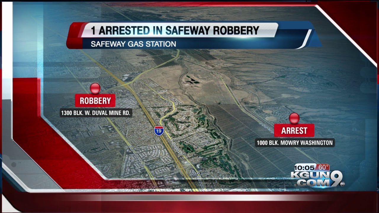 Safeway armed robbery suspect taken into custody - YouTube