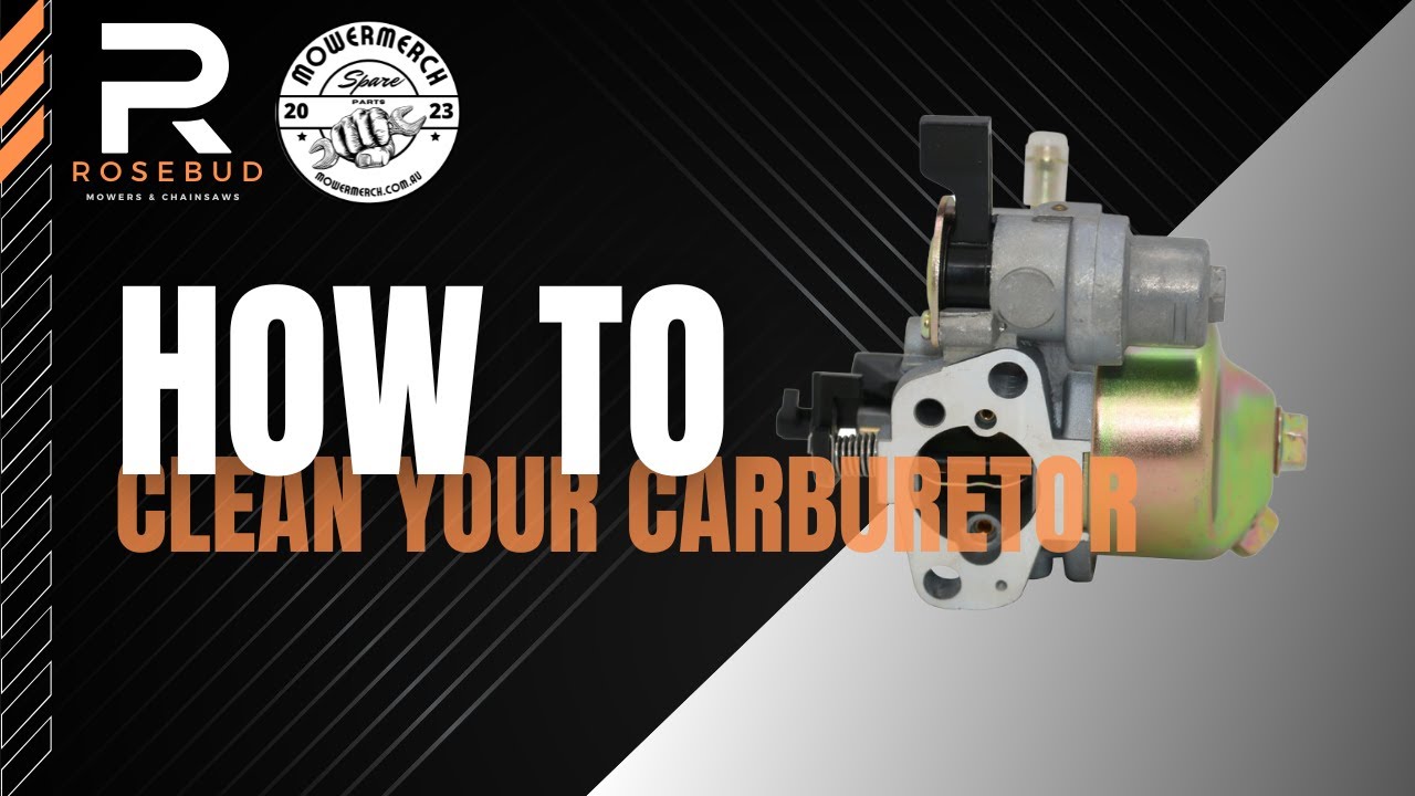 How to clean the Carburetor on your Push Mower - YouTube